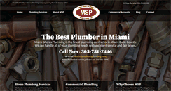Desktop Screenshot of miamishoresplumbing.com