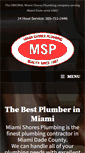 Mobile Screenshot of miamishoresplumbing.com